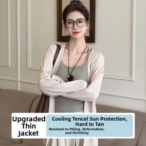 Sun Protection Light Weight Summer Blouse white