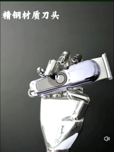 จอแสดงผล LED ที่ถอดเปลี่ยนได้มืออาชีพชายผม Trimmer เคราไฟฟ้า Trimmer ใช้ในบ้าน T-Blade Trimmer ผม