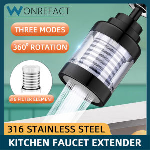 Spray Head Faucet Nozzle Water-Saving Sprayer Extender Purifier Kitchen Accessories360° Rotatable Faucet Filter