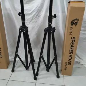 STAND SPEAKER ELITE SPS-502 TRIPOD KUALITAS BAGUS BESI TEBAL 2 PCS