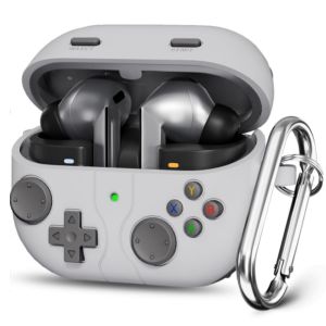 สําหรับ Samsung Galaxy Buds 3 /Buds 3Pro พร้อมชุดทําความสะอาดน่ารักการ์ตูนตลกออกแบบเกมซิลิโคนป้องกันกรณีพร้อมพวงกุญแจ