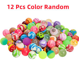 30MM new design rubber elastic ball mixed style 12/24pcs multiple bouncing balls vending machine capsule surprise childrens toy