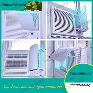Air Conditioning Windproof Window Small Air Cooling Machine-Type Air Outlet Cover Baffle Cold Air Movable Blowing Windbreaker Anti-Straight