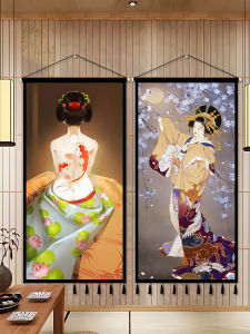 Japanese Woodblock Print Decorative Painting Sushi Restaurant Wall Hanging Scroll Private Room Wall Art New Chinese Style Customizable