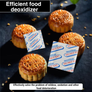 「Stock in Klang🤘💜」30cc / 50cc Food Grade Oxygen Absorber Bags 100pcs Desiccant for Deoxidation and Fresh-Keeping Prevents Moisture and Keeps Dry Food Mooncakes Fresh 脱氧剂 干燥片