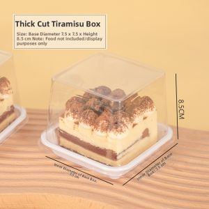 Square Transparent Dessert Box