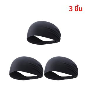 3-1PCSกีฬาSweatband Breathableเหงื่อแถบคาดศีรษะดูดซับนุ่มเรียบกีฬากลางแจ้งโยคะHeadbandผมHead Band ﻿