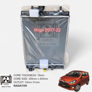 Radiator Wigo 2017-22 gen 2 manual automatic