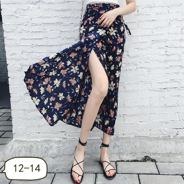 a-line skirts and wrap dresses with a higher hemline Joyfolie Women's Giulia Silk Maxi Boho Dress in Copper, Extra Small main image 1