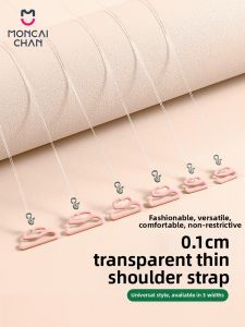 MONCAICHAN | Transparent Invisible Adjustable Non-Slip Bra Straps