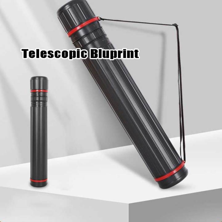 Flexible Plastic Telescopic Bluprint Document Painting Paper Storage Tube Box I.408523477