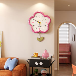 💥Dream Best🔥 Floral Wall Clock | Stylish Artistic Decor for Living Room Modern Large Silent Clock for Home and Office Wall