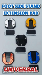 UNIVERSAL SIDE STAND SHOES SIDE STAND COVER KICKSTAND PAD MOTORCYCLE ACCESSORIES AND PATRS