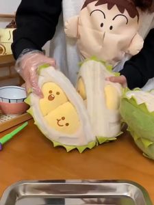 30cm Original Authentic Durian Doll Tear-off Fruit Doll Give Grace Durian Pendant Holiday Gift Plush Toy