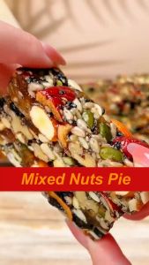 WooNut Sunflower Seed Surprise: Nutty Pie Snacks Low Sugar High Health - Handmade Goodness Fresh Mix Nuts