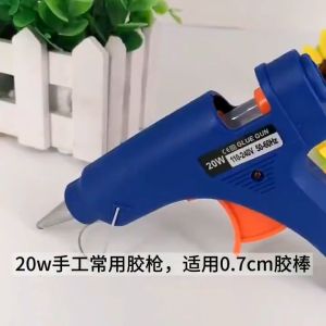 Hot Melt Glue Stick（7mm*19cm）/Glue Gun（20W 110-240V）For DIY Craft Work Repair