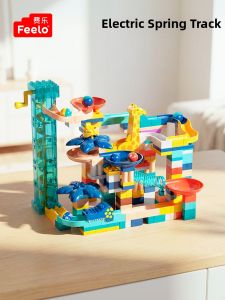 Intellectual Development Rotating Slide Building Blocks 3-6 Years Feelo