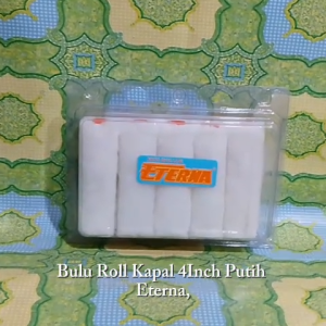 Bulu Rol Kapal Putih 4 Inch 4 4in Eterna