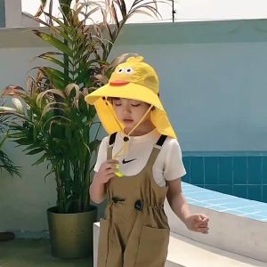 Children Sun Hat Summer Kids Outdoor Neck Ear Cover Anti UV Protection Beach Caps Kids Boy Girl Travel Flap Cap for Children