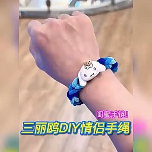 Ikatan Rambut Sanrio Kepang Tebal Kunciran Rambut Tambang Sanrio Melody Kuromi