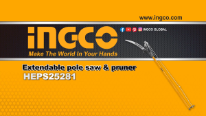 INGCO EXTENDABLE PRUNING CUTTER & POLE SAW MAX. HEIGHT 2.80M HEPS25281