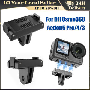 Magnetic Two Claw Adapter 1/4 Thread for DJI Action 5Pro 4 3 Universal Port Osmo Action 5 Pro Camera Magnet Accessories