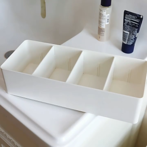 【PLAYFUL】Drawer Storage Box Separated Free Combination Vanity Box Adjustable Finishing Box Plastic Desktop Cosmetics Storage