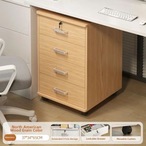 ZHUOHE | Lockable Mobile Drawer Cabinet for Under Desk Storage