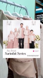 Rauna Sarimbit Keluarga Katun / SR-07 Merah / Fashion Muslim