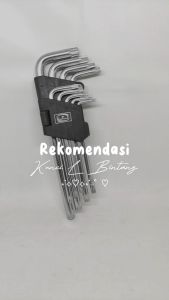 Kunci L Set Bintang 9PCS CPT National Hex Key Set T10-50