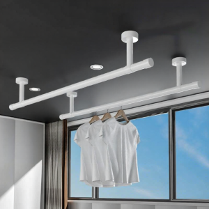 Fixed Ceiling Hanging Clothes Rod