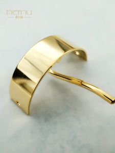 DIY Jewelry Accessories Original Curved Arc Board with Thread Hole Hair Tidying up Small Horse Hook Alloy Hair Accessories