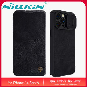 Nillkin for Samsung Galaxy S24 FE Case Qin Pro Quality Leather Flip Cover with Slide Camera Lens Protection samsungs24fe casing