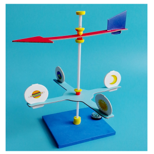 Creative Science Experiment Physical Model Assembly Wind Vane Technology Museum Student Gift DIY Handmade Craft Material Kit