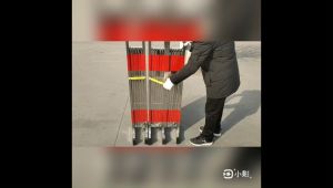 Expandable Barrier Stainless Steel Type Without Roller Safety Fence Barrier 3M Telescopic Fence 安全围栏屏障 伸缩围栏