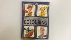 Disney 100 Magical Movie Colouring Book For Kids & Adults To Color (96 Thick Pages)