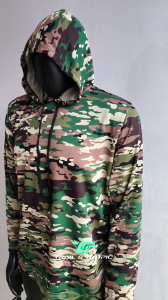 Kaos Perbakin Kaos Berburu Loreng Camo model Hoodie bahan DRI-FIT