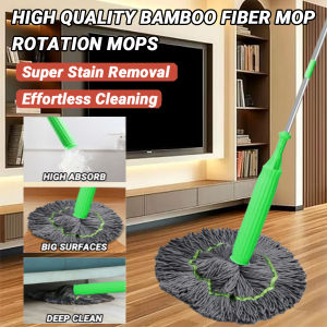 Mop For Floor Self Wringing Mop Magic Tornado Swob Mop With Squeezer Heavy Duty Mop With Handle Indoor Quick Dry Easy Spin Mop Floor Tile Cleaning Household Cloth Wet Tool Magic Spin Tornado Mop Easy Rotating Map Floor Cleaning Flat Mop