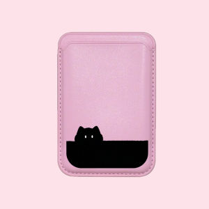 Luxury Fashion Creative Cartoon Pattern Couple Card Holder Magnetic For iPhone 17Pro For Samsung Galaxy For MagSafe Wallet Cover