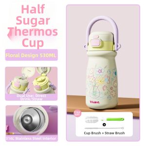 VRIUKNT | Elegant Portable Straw Insulated Cup
