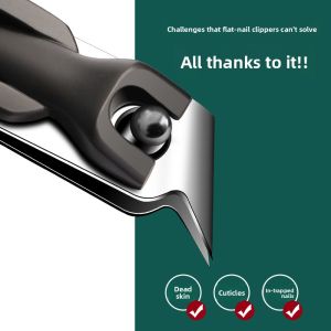 CMGF | Inflamed Ingrown Nail Trimmer with Long Slanting Scissors and Pointed Foot Nail Clipper