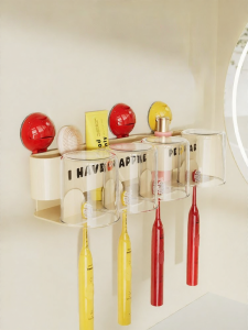 noooth | Wall-mounted Drill-free Toothbrush Holder Storage