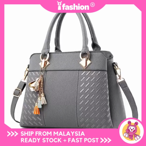 IFASHION 2193 Women Sling Crossbody Shoulder Handbag PU Leather Bag Beg Sandang Wanita Stylish