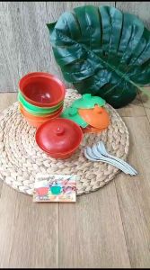 Mangkok Plastik Tempat Sambal Isi 6 Pcs Dengan Tutup Dan Sendok