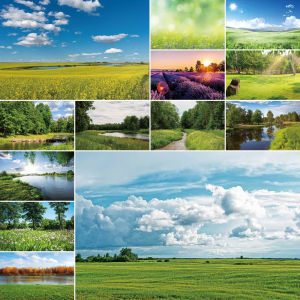 1000PCS Jigsaw Puzzle Peaceful Spring Meadow Landscape With Blue Sky For Adults Perfect Gift For Art And Puzzle Enthusiasts