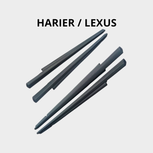 1 Set Weather Strip Pelipit List Kaca Luar Harier/Lexus Tahun 2003-2013