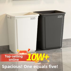 Thùng Rác Hình Vuông Dung Lượng Lớn Không Nắp 20L
