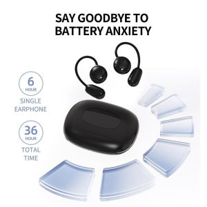 Lenovo EA370 Bluetooth Wireless Earbuds TWS Hanging Ear Style Earphone Bluetooth 5.4 Touch Control Long Battery Life with Mic