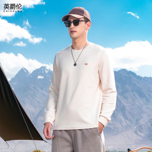 Enjeolon | Áo Thun Dài Tay Thiết Kế Cấu Trúc Chắc Chắn 270g