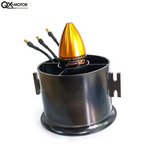 มอเตอร์ QX-Motor QF2822 2222 3000KV 70 มม. EDF 6 ใบพัด พัดลมแบบมีท่อ มอเตอร์ไร้แปรงถ่าน ใช้กับ ESC 50A 4S สำหรับโดรน RC มัลติโรเตอร์ อะไหล่เฮลิคอปเตอร์